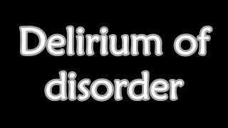 Bad Religion - Delirium Of Disorder (Lyrics)