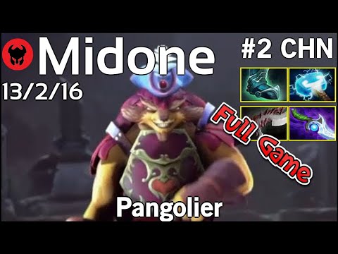 Midone [Secret] plays Pangolier!!! Dota 2 Full Game 7.21