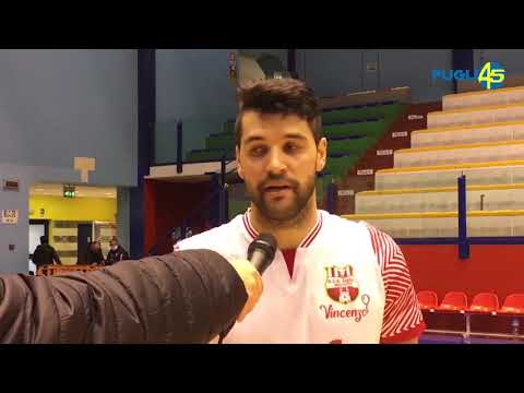 Aquile Molfetta-Catanzaro 4-1 (Interviste Rutigliani e Adami)