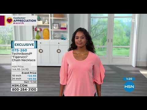 Technibond 18" "Figarucci" Chain Necklace