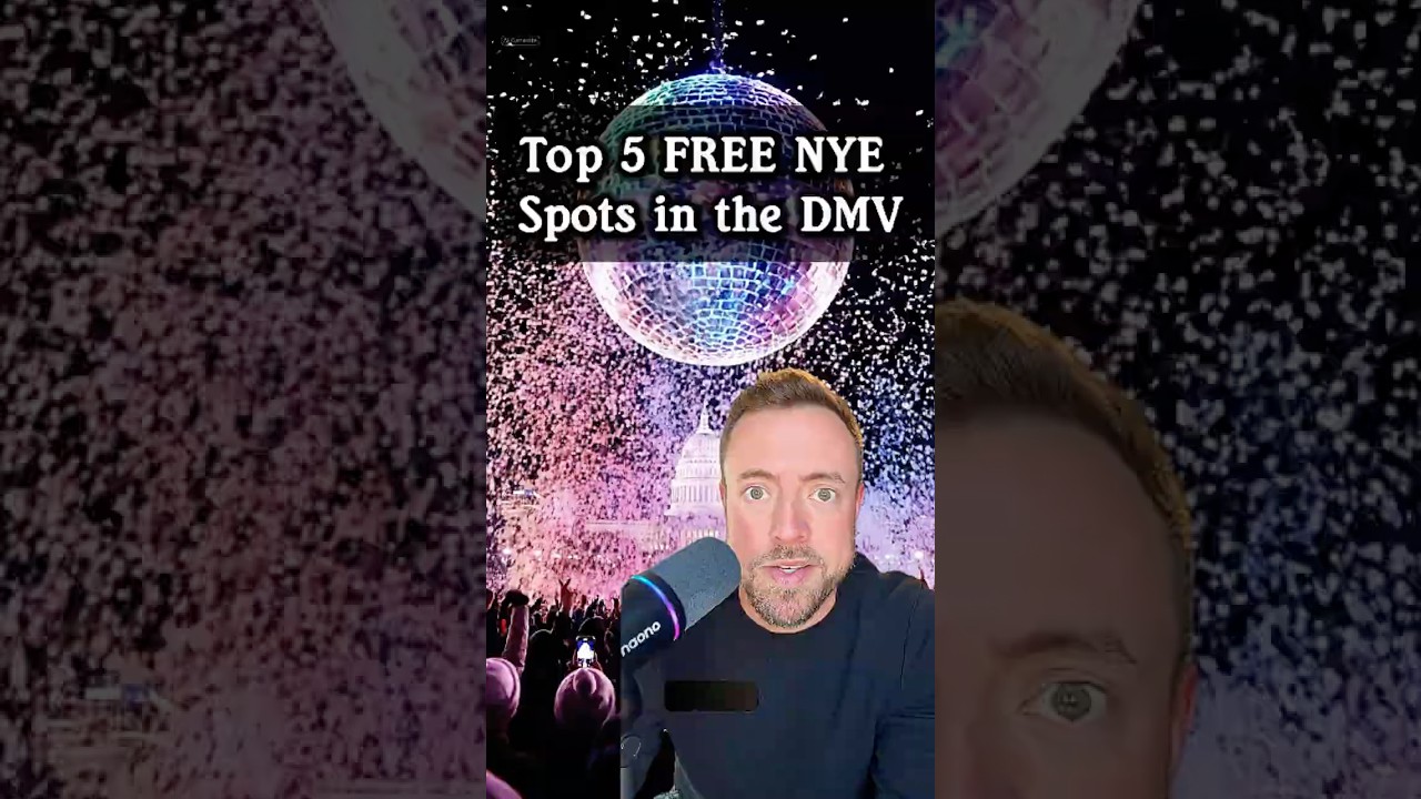 Top 5 FREE New Year’s Eve Spots in the DMV — 2025 → 2026 Edition!