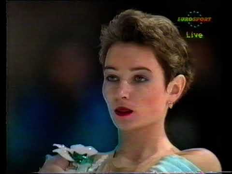 Julia Vorobieva AZE - 1994 European Figure Skating Championships Free Skate