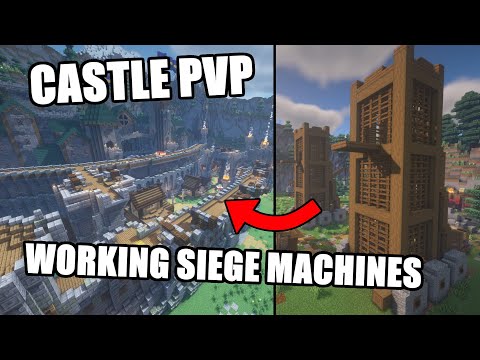 WE MADE A REAL CASTLE SIEGE IN MINECRAFT