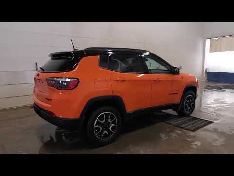 2026 Jeep Compass Trailhawk 4x4 in Orange for sale at Indian Head Chrysler Dodge Jeep Ram Ltd. in Indian Head, SK
