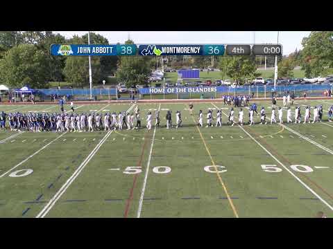 RSEQ Football D2 🏈 Montmorency @ John Abbott [10/6/2024]