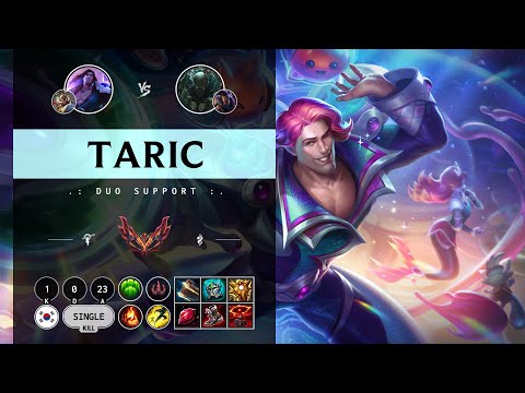 Taric Support vs Pyke - KR Grandmaster Patch 14.10