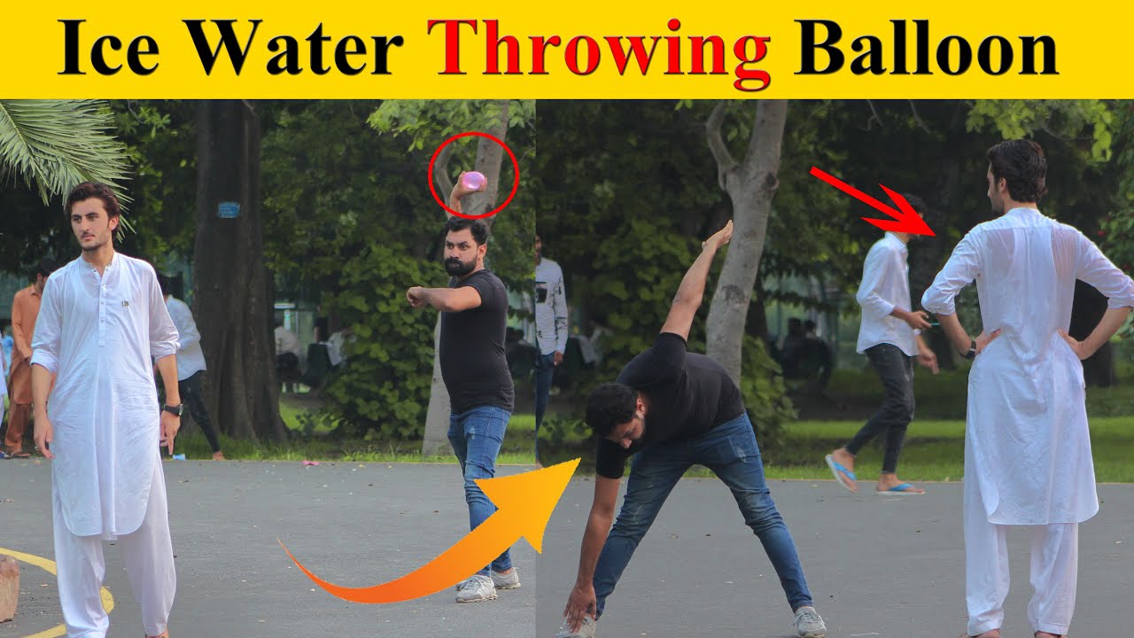 water balloon throwing Prank - Non Scripted Prank
