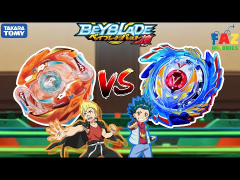 Beyblade Burst Battle: God Valkyrie vs Blaze Ragnaruk