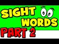SIGHT WORDS For Kids 2 High Frequency Words With Sentences