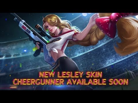 New Skin (Lesley - Cheergunner) Gameplay & Skill Effect.