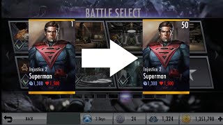 How to Level up Characters in Injustice Mobile