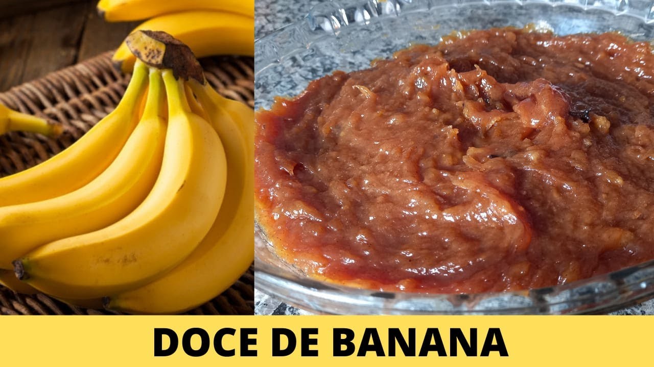 COMO FAZER DOCE DE BANANA CASEIRO - RECEITA SIMPLES E RÁPIDA!
