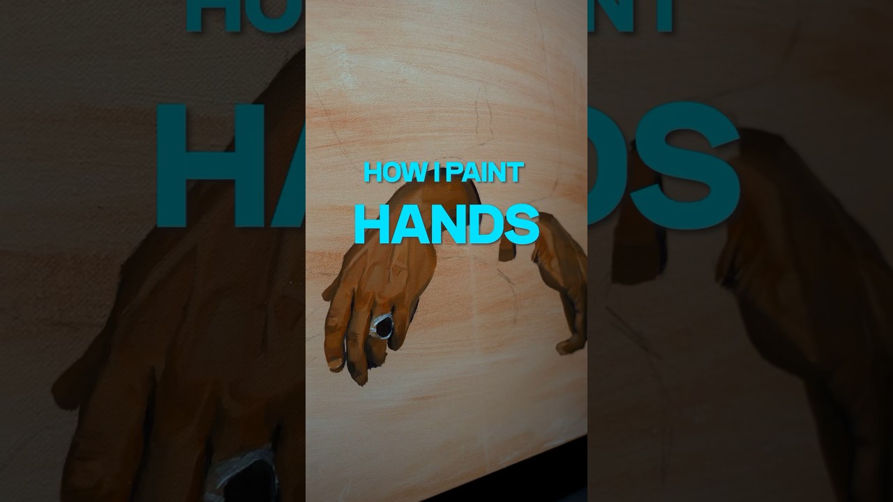 PAINTING HANDS #art #painting #oilpainting #artist #artgallery #artstudio #arttutorial #oiloncanvas