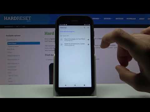 Cómo borrar el historial de CAT S42 - historial de Chrome