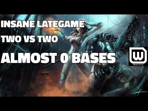Starcraft 2: Insane Late Lategame 2v2 (ft. Mork)  Zerg Zerg v Terran Terran