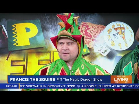 Piff the Magic Dragon performs with his sidekick