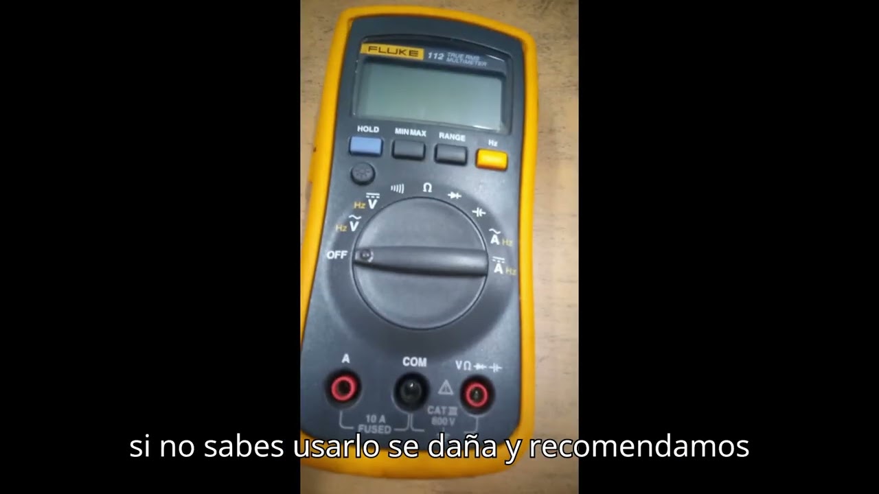 Mide corriente de CD con Multímetro KEITHLEY Digital