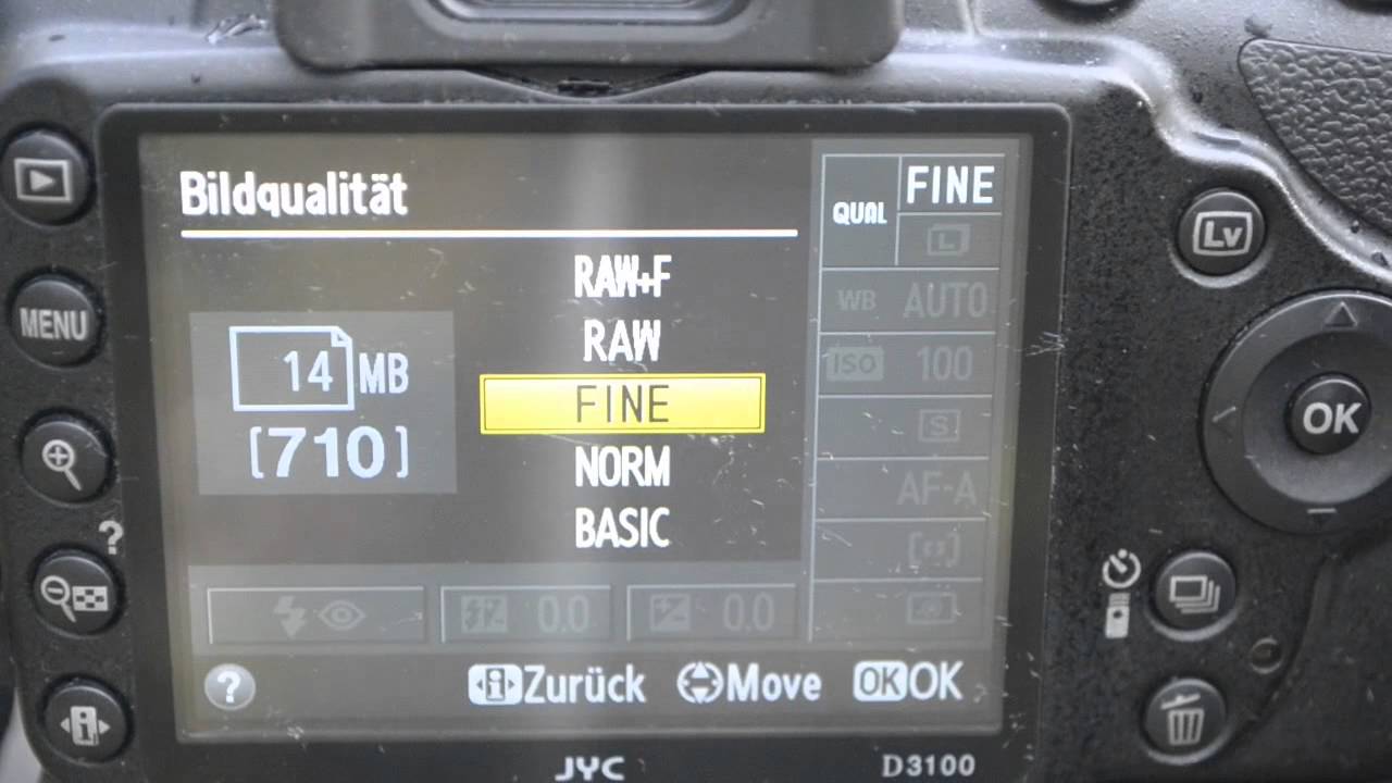 Fotografie für Anfänger und Einsteiger - Kamera Einstellung