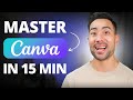 MASTER CANVA IN 15 MINUTES Canva Tutorial For Beginners