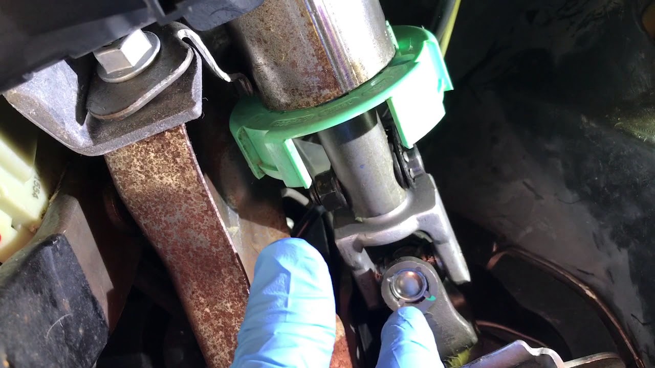 1999-2006 GMC Sierra / Chevy Silverado steering shaft vibration rattle zip tie fix / hack / trick