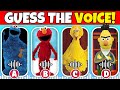 Guess Sesame Street Movie Characters By Their VOICE ELMO HERRY MONSTER BIG BIRD MORE
