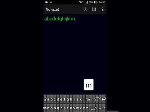 Space saving ABC keyboard