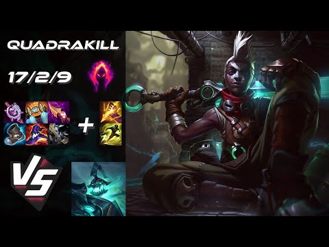 JUNGLE Ekko vs Hecarim [QUADRAKILL] - EU Challenger Patch 25.23