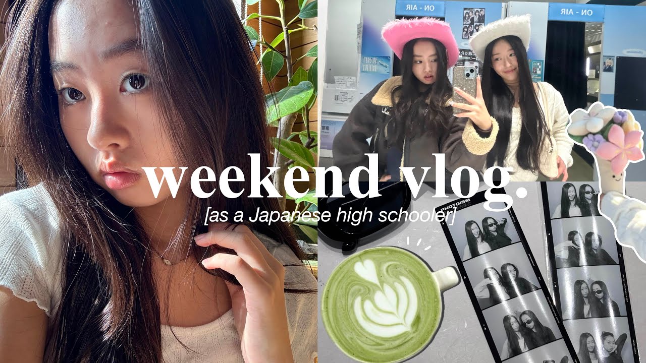 DAY IN MY LIFE of A Japanese high school student | thrifting, photobooth, cafe & exploring tokyo