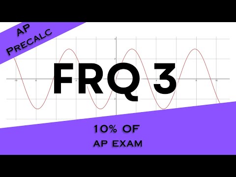 AP Precalculus FRQ 3 - FULL REVIEW