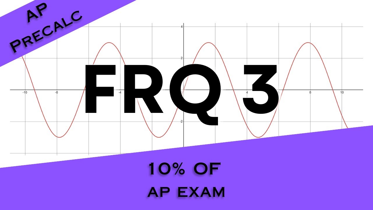 AP Precalculus FRQ 3 - FULL REVIEW