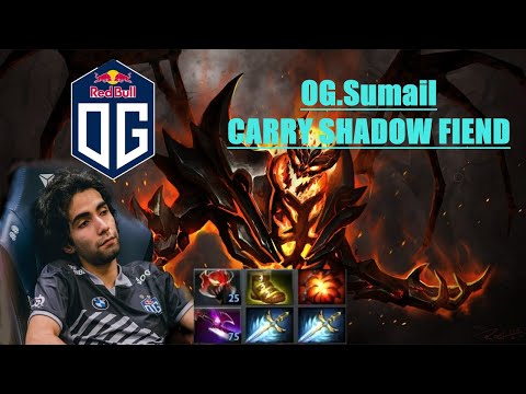 OG.Sumail SHADOW FIEND CARRY. FULL PRO GAMEPLAY. 7.30c DOTA 2