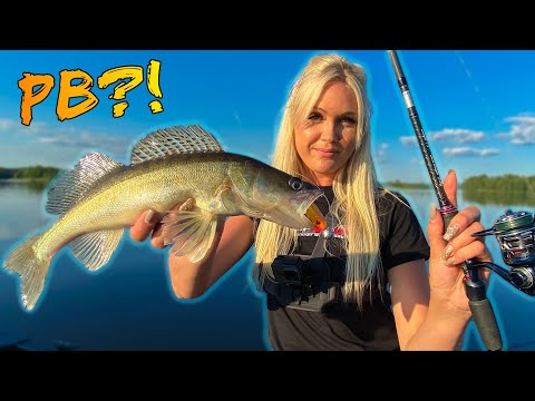 ZANDER FISHING: Sara Catch New Personal Best | Team Galant