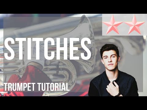SUPER EASY: How to play Stitches by Shawn Mendes on Trumpet (Tutorial)