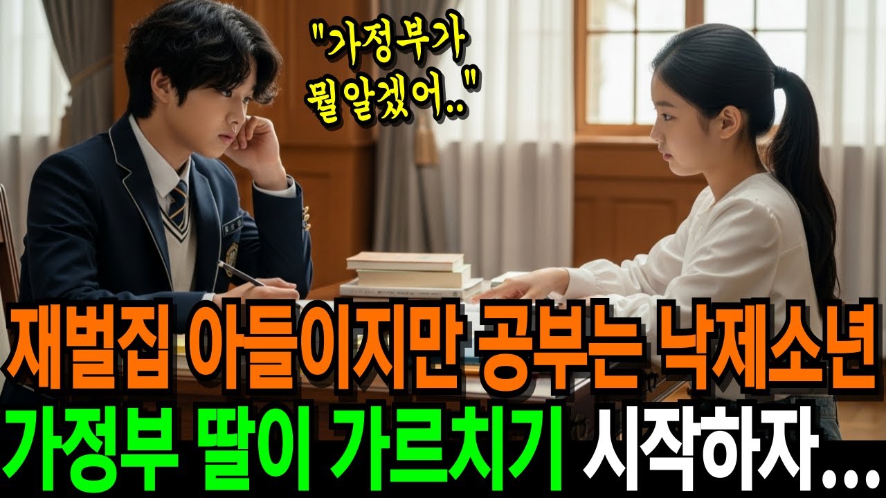 재벌집 아들이지만 공부는 낙제 소년은, 가정부의 딸이 가르치기 시작하자.. | 반전사연 | 인생사연 | 오디오북