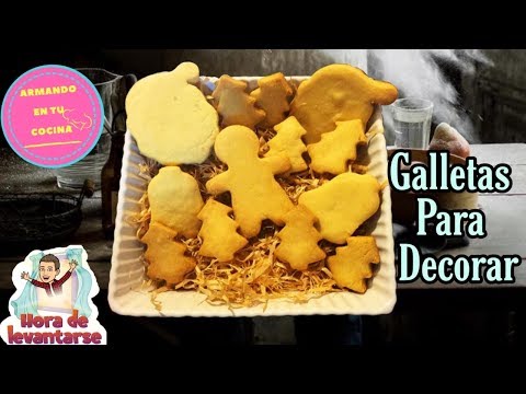 Receta Galletas Para Decorar / Cookie For Decorating Recipe Video
