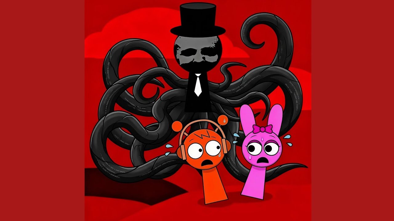 🎧Creepy Sprunki Inrcedibox MrBlack Horror Dark Phase 2 you love already destroy Pinki Oren🎧