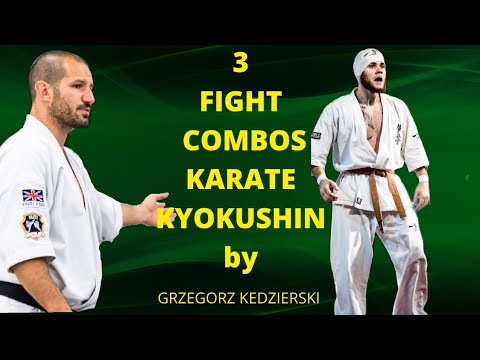 BEST FIGHTING COMBINATIONS in Kyokushin Karate by Grzegorz Kedzierski
