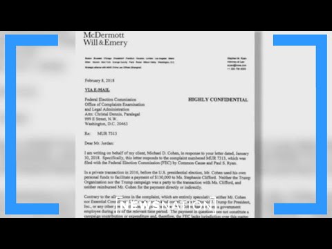 Letter claims Cohen not reimbursed for payment to Stormy Daniels | Rush Hour