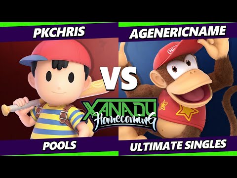 Homecoming 500 - PkChris (Ness) Vs. AGenericName (Diddy Kong) Smash Ultimate - SSBU