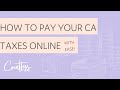 How to Pay Your California Taxes Online