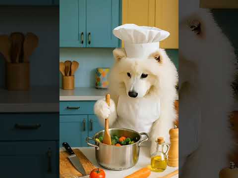 World’s Youngest Dog Chef Goes Viral! 🍳🐶 #dog #shorts #viral