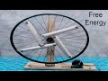 How To Make Free Energy Generator With wheel And Dc Generator Self Running New Science Experiment