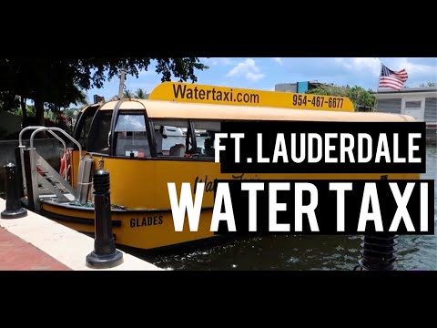 Ft. Lauderdale WATER TAXI | Plan your OWN all day SIGHTSEEING