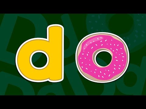 Huruf Abjad : Belajar Menulis Huruf D (Belajar Huruf Alfabet) Pendidikan Anak Usia Dini – Yufid Kids