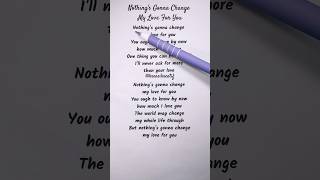 Romantic English from Nothing&#39;s Gonna Change My Love For You – George Benson 💘🎤