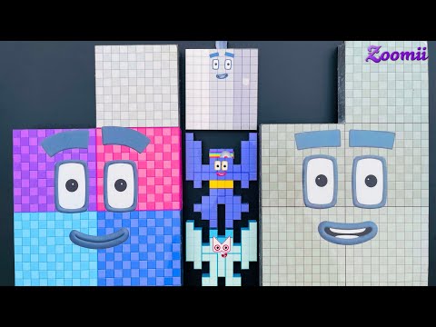 Looking for Numberblocks Puzzle Tetris NEW 900 vs 90 Space ASMR | Numberblocks Satisfying Video #87