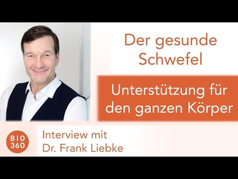 550 MSM - Der gesunde Schwefel - Unterstützung für den ganzen Körper: Dr. Frank Liebke