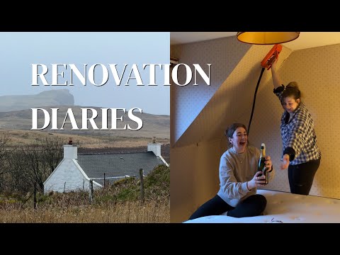 Friends arrive to help me with my Isle of Skye home renovation 