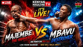 LIVE🔴Majembe VS Mbavu Destroyer BOXING FIGHT LIVE now on STAGE at Kasarani Indoor Arena in Nairobi