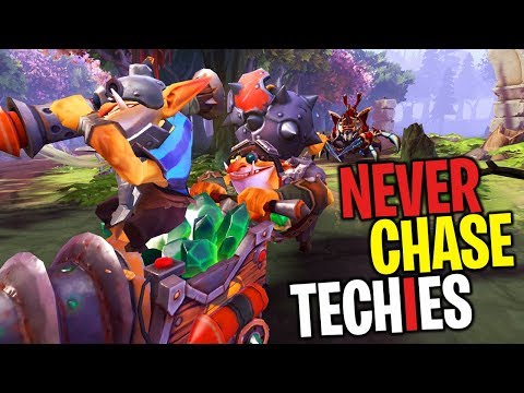 Never Trust Techies - DotA 2 Funny Moments